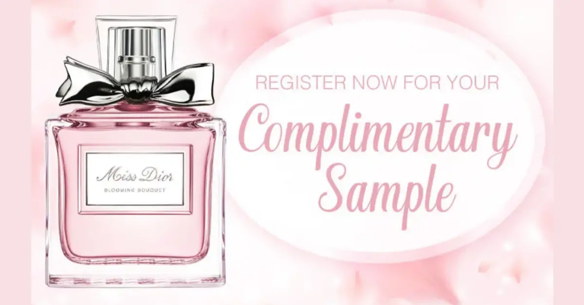 FREE Sample Of Miss Dior Perfume