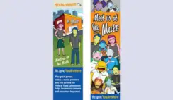 FREE You Are Here Bookmarks