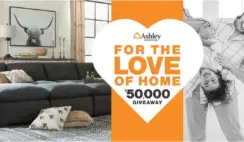 For the Love of Home Ashley Furniture $50K Giveaway