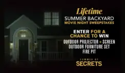 Lifetime Summer Backyard Movie Night Sweepstakes