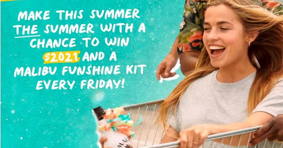 Malibu Let the Funshine Sweepstakes and Instant Win Game