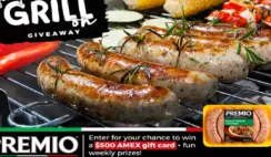 Premio Foods Get Your Grill on Sweepstakes