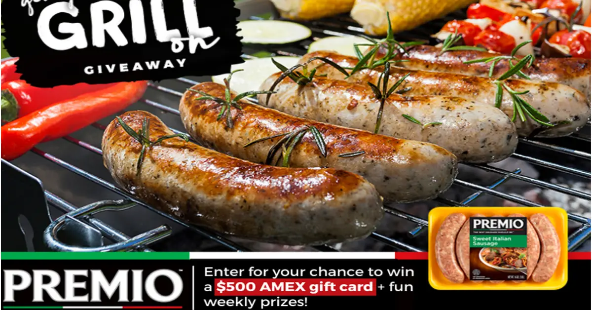 Premio Foods Get Your Grill on Sweepstakes
