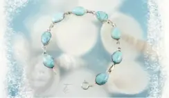 Sunny Caribbean Blue Larimar Bracelet Giveaway