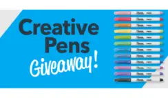 The Colorful Creative Pens Package Giveaway
