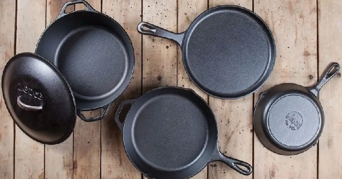 5PC Lodge Cast Iron Cookware Set Giveaway