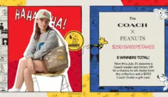 Coach x Peanuts Giveaway