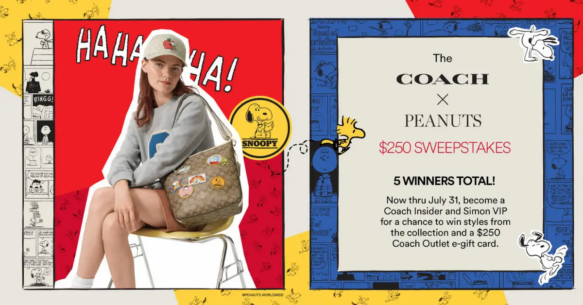 Coach x Peanuts Giveaway