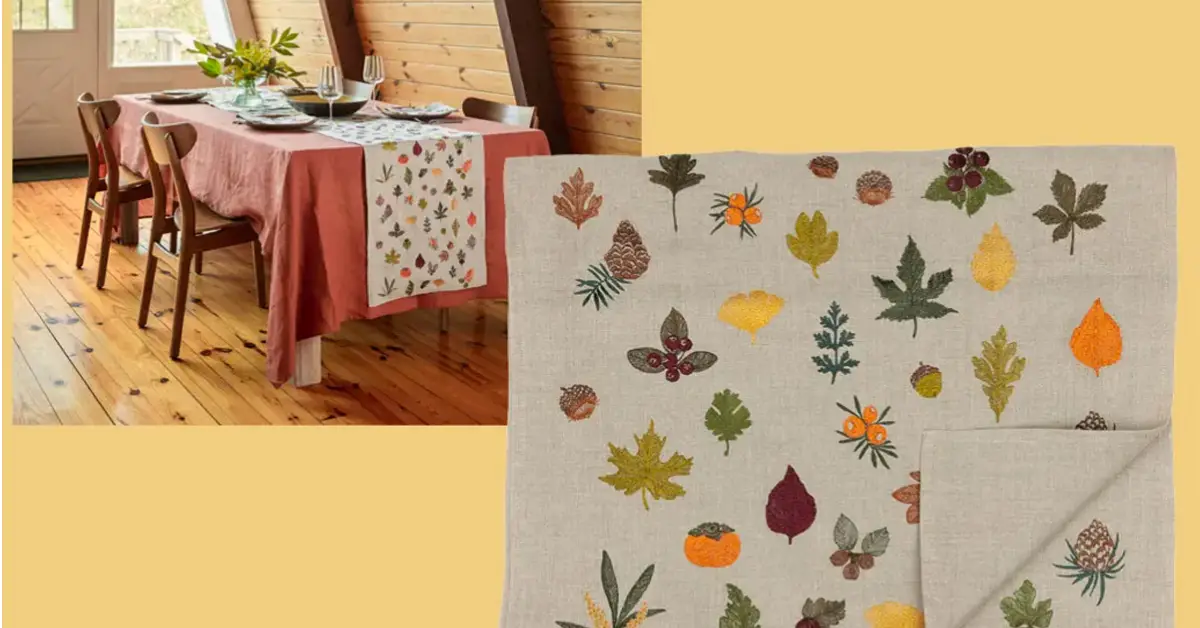 Fall Garland Table Runner Giveaway