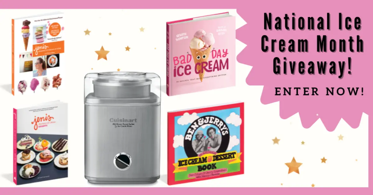 National Ice Cream Month Giveaway