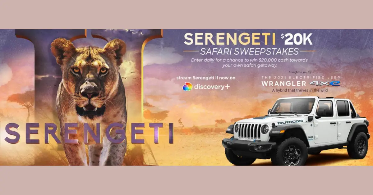 Serengeti $20K Safari Sweepstakes