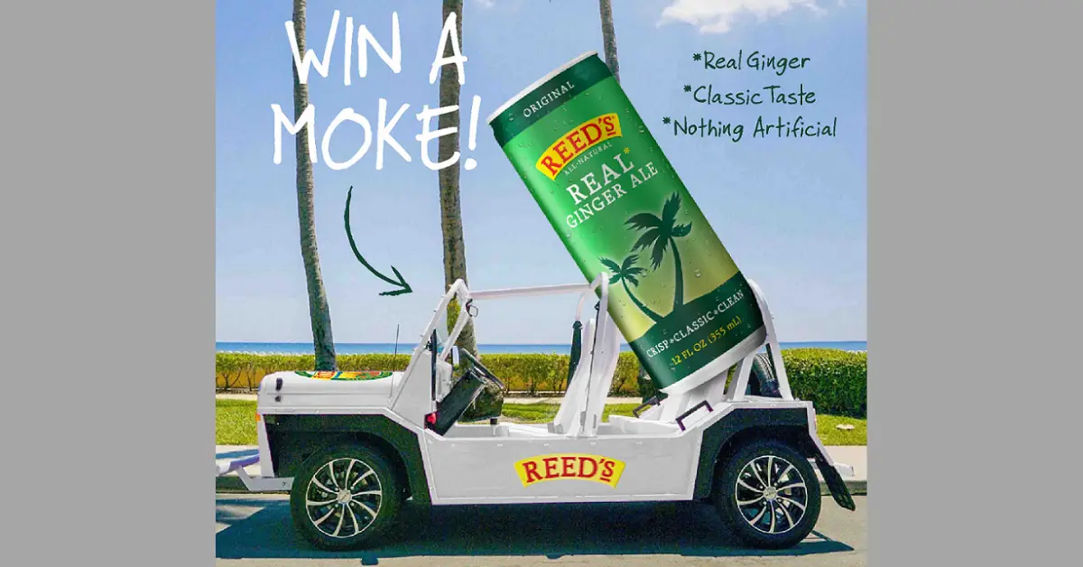 The Reeds Ginger Ale Win a MOKE Sweepstakes