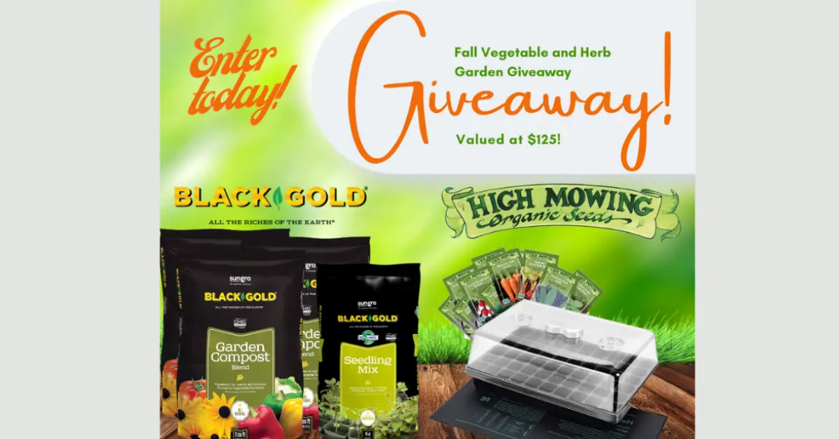 Black Gold Fall Vegetable and Herb Garden Giveaway