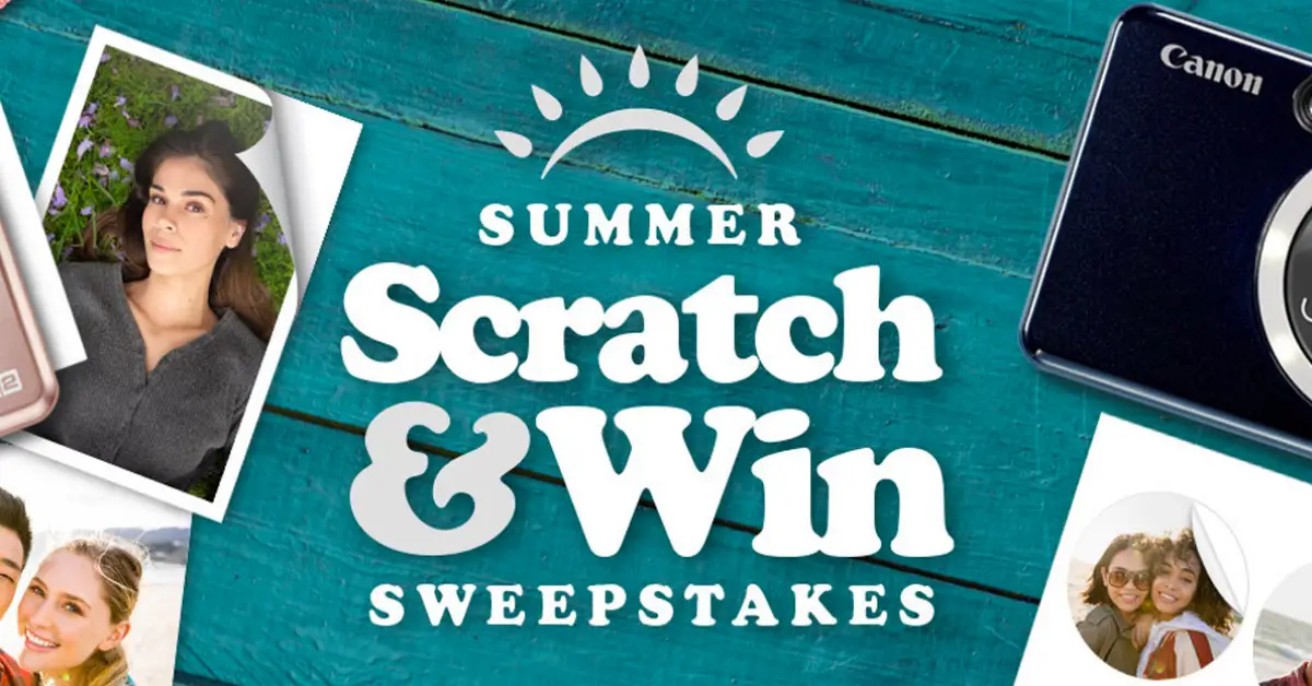 Canons Summer Scratch and Win Instant Win Sweepstakes