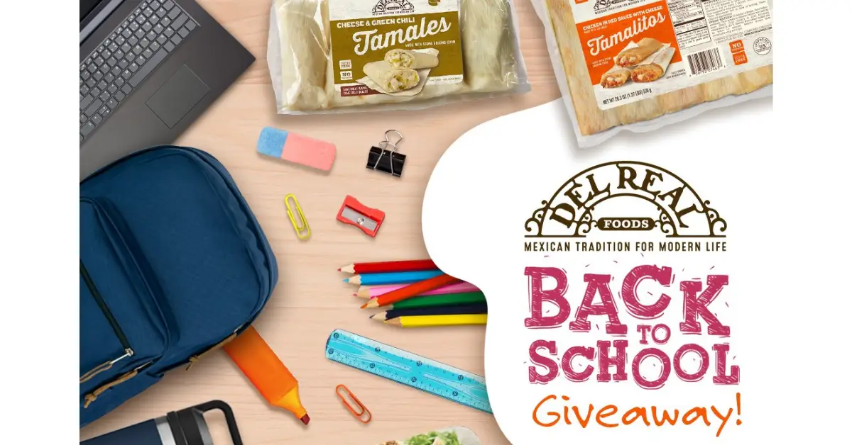 Del Real Foods Back to School Giveaway