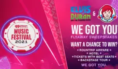 Elvis Duran Shows Wendys We Got You Flyaway Sweepstakes