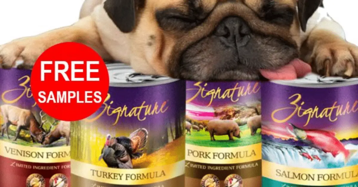 FREE Zignature Dog Food Sample