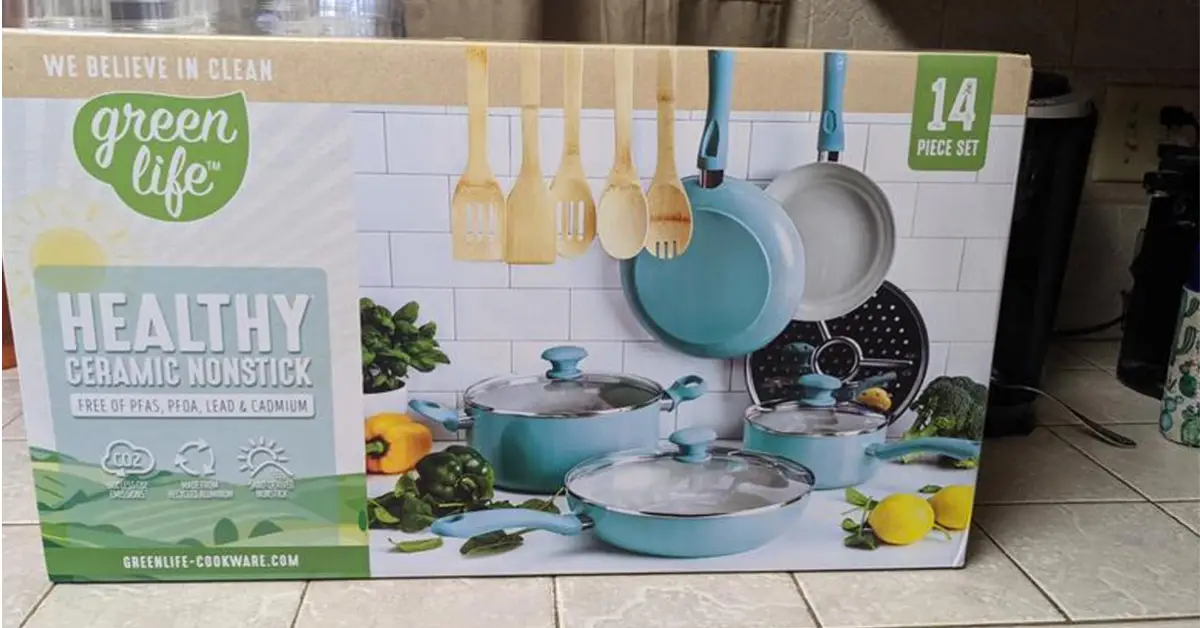 GreenLife Sandstone 14 Piece Cookware Set Giveaway
