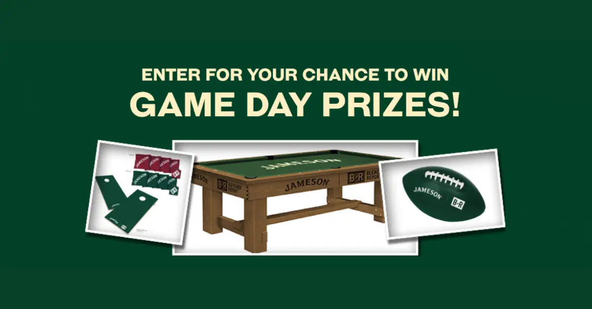 Jameson Game Day Sweepstakes
