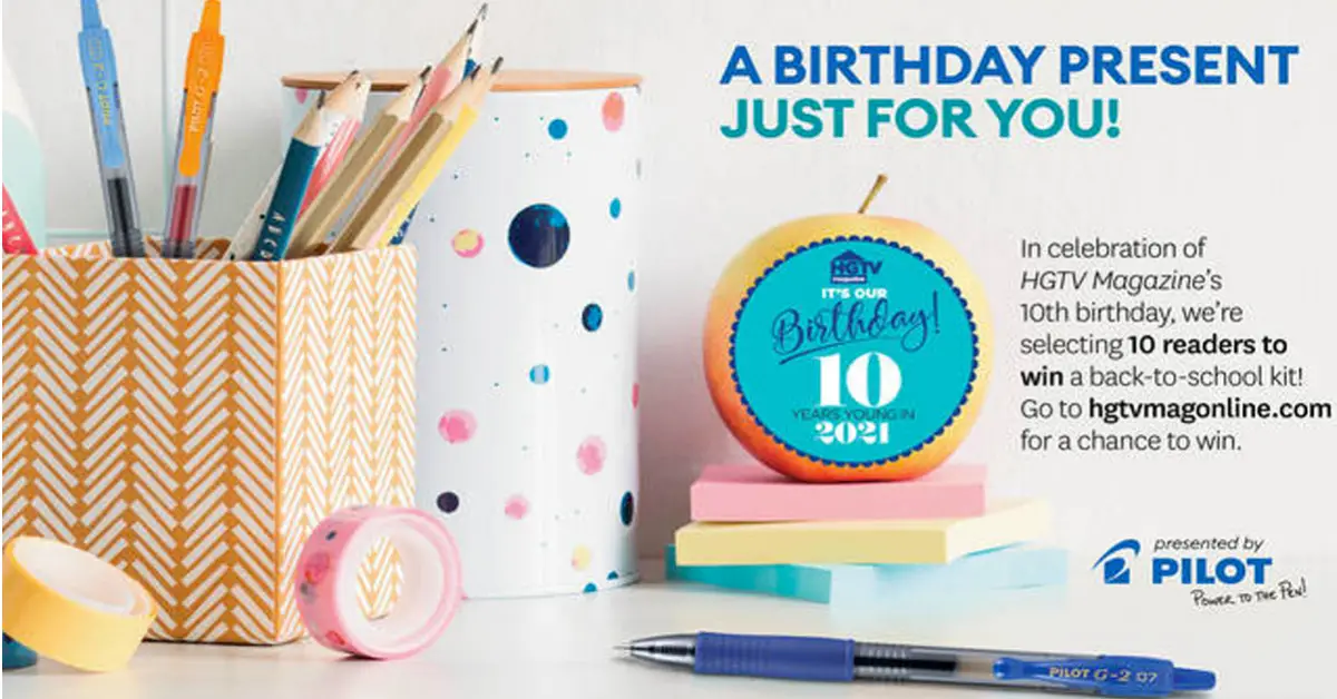 Pilot Back to School Sweepstakes