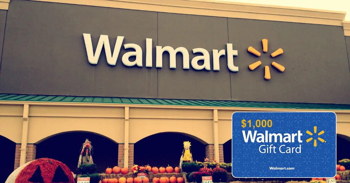 The 2021 Walmart August through October Sweepstakes