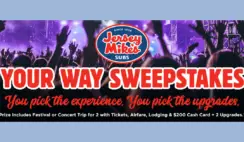 The Jersey Mikes Your Way Sweepstakes