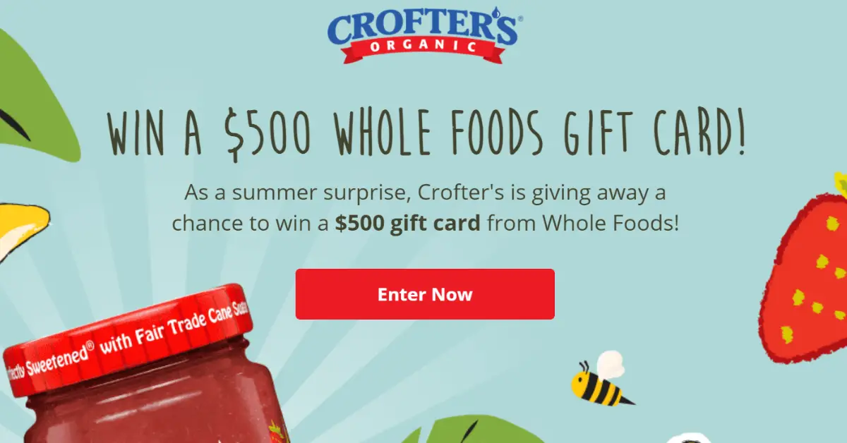 Whole Foods Market Gift Cards Giveaway