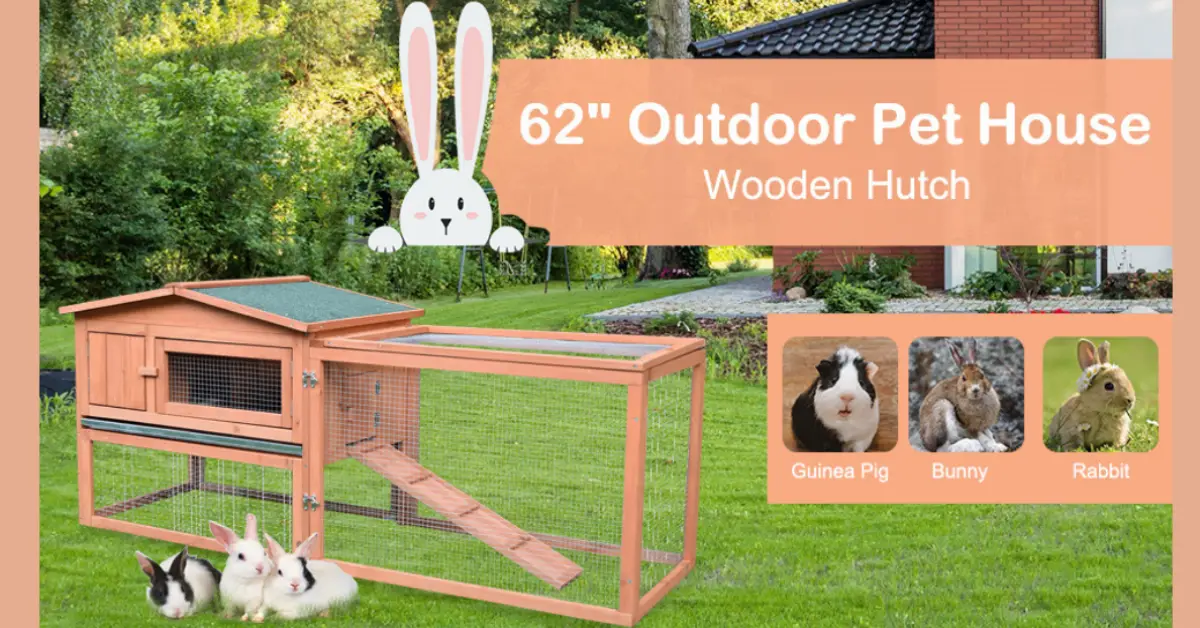 Aosoms Fall Pet Rabbit Hutch Giveaway