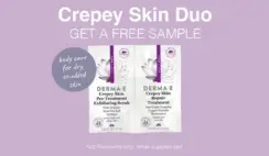 FREE DERMA E Crepey Skin Duo Sample