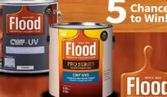 Flood Deck Stain Giveaway