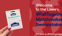 The Lowes FallTogether Matchmaker Sweepstakes