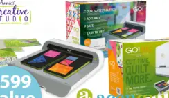 Accuquilt GO Big Electric Fabric Cutter Starter Set Giveaway