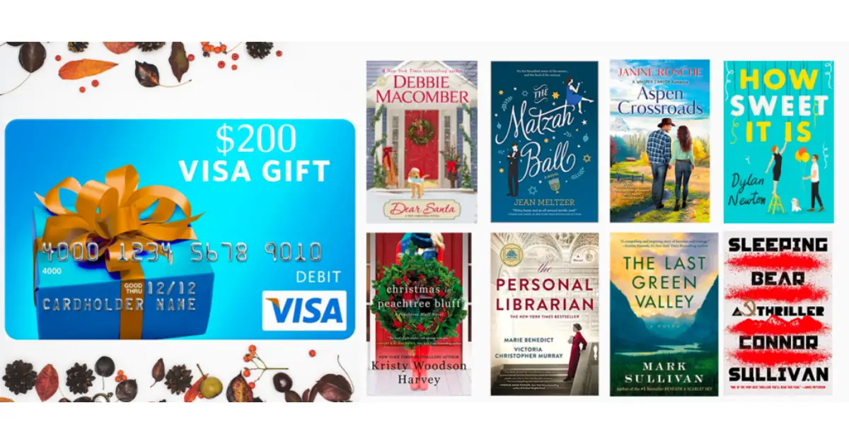 Debbie Macomber $200 Visa Gift Card Giveaway