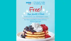 FREE Pancakes for Veterans and Active Duty Military at IHop