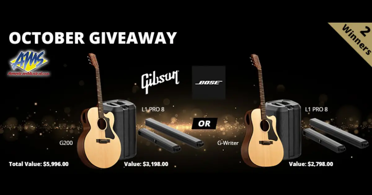 Gibson Guitars Giveaway