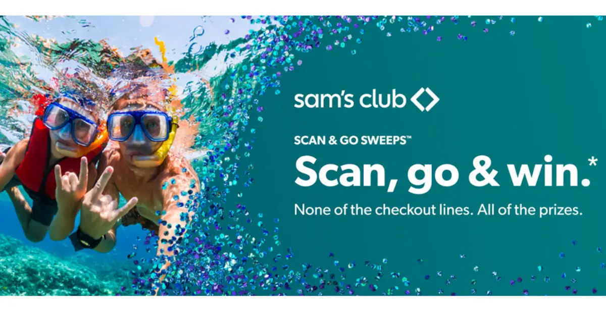 Sams Club Scan and Go Sweepstakes