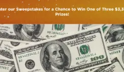 The Terrific Trio Holiday Sweepstakes