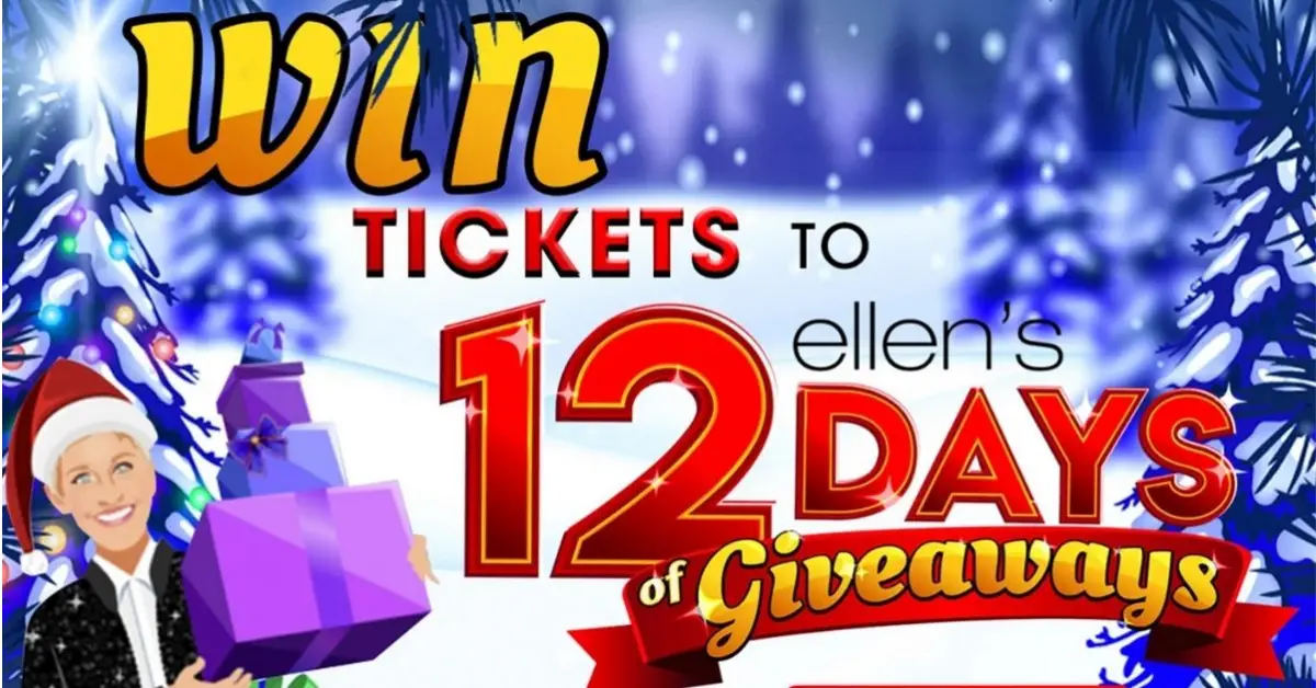 Win a Trip to One of Ellens 12 Days of Giveaways