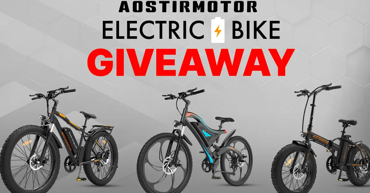 Aostirmotor Electric Bike Giveaway