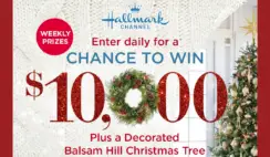 Hallmark Channels Holiday Home Decoration Sweepstakes