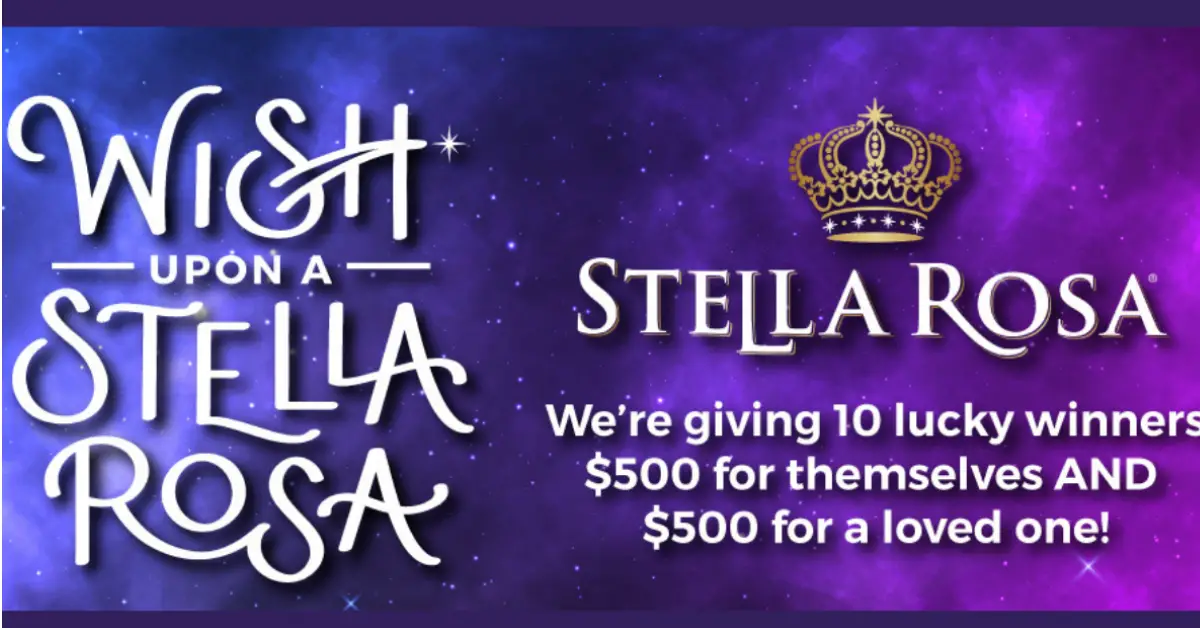The Wish Upon a Stella Rosa Sweepstakes