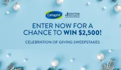 Cetaphil Celebration of Giving Sweepstakes