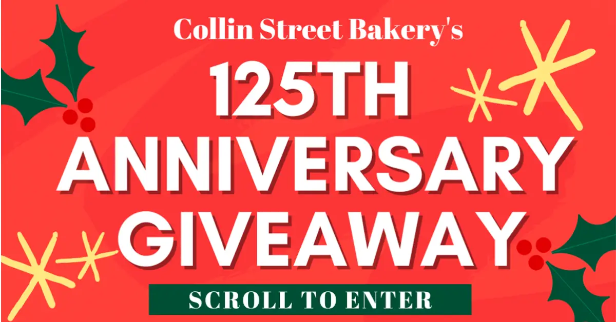 Collin Street Bakery 125th Anniversary Giveaway
