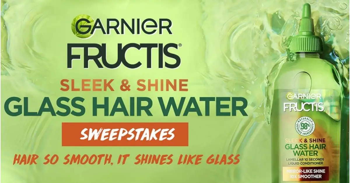 Garnier Fructis Sleek and Shine Glass Hair Water Giveaway