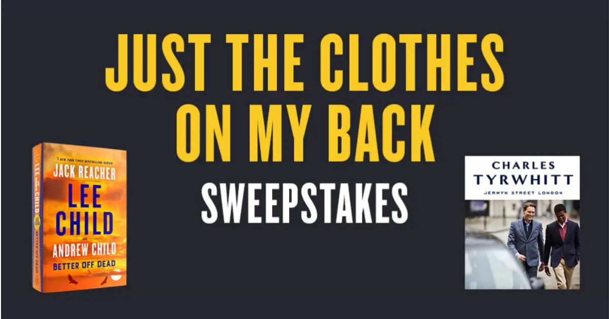 Jack Reachers Just the Clothes on My Back Sweepstakes