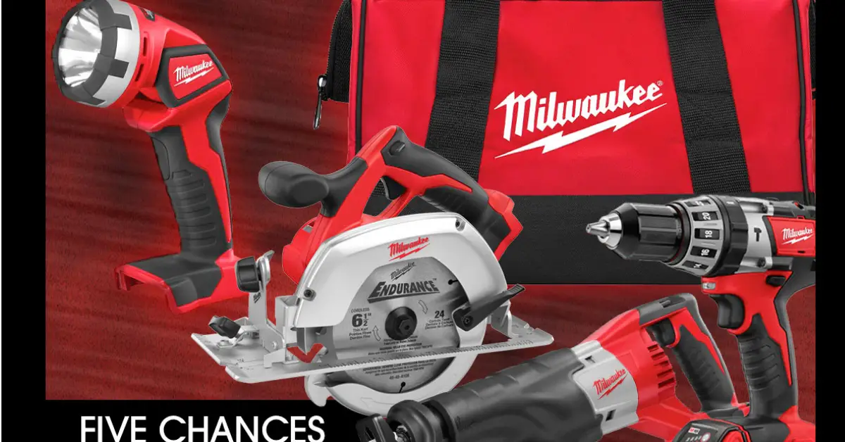Milwaukee Cordless Tool Kit Giveaway
