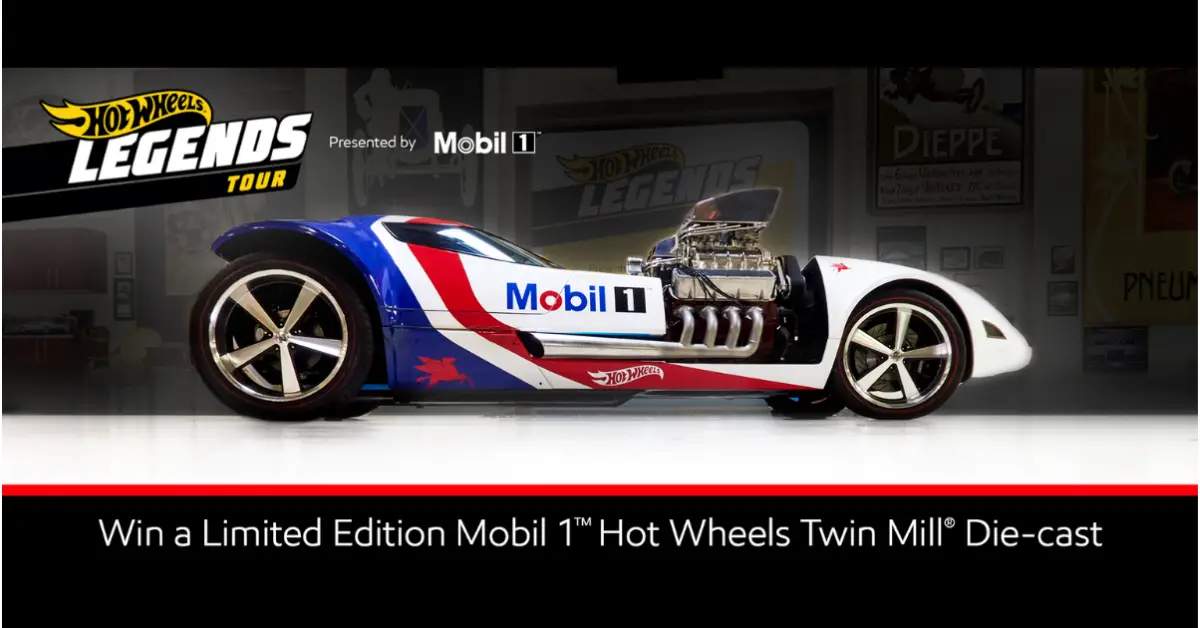 Mobil 1 Limited Edition Hot Wheels Diecast Sweepstakes
