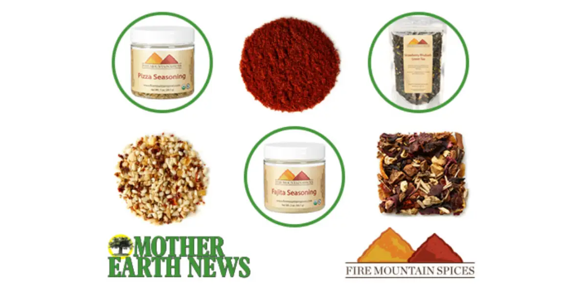 Mother Earth News Fire Mountain Spices Giveaway