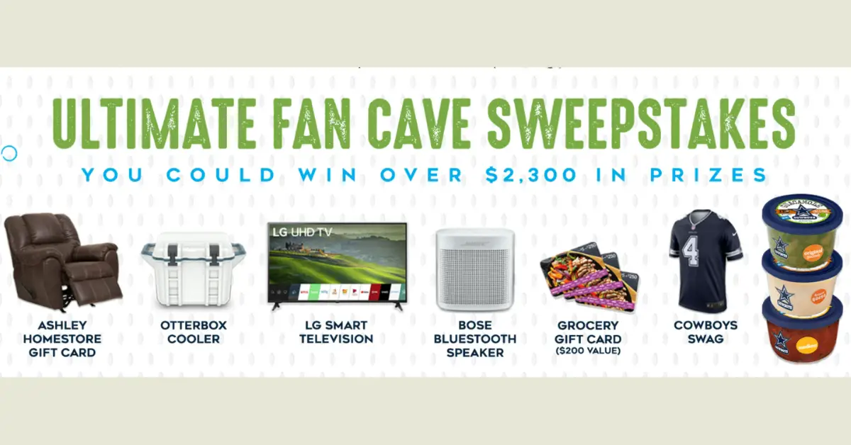 Upgrade Your Cowboys Football Fan Cave Sweepstakes