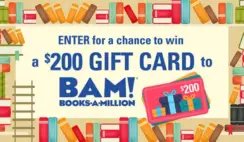 $200 Books A Million Gift Card Giveaway